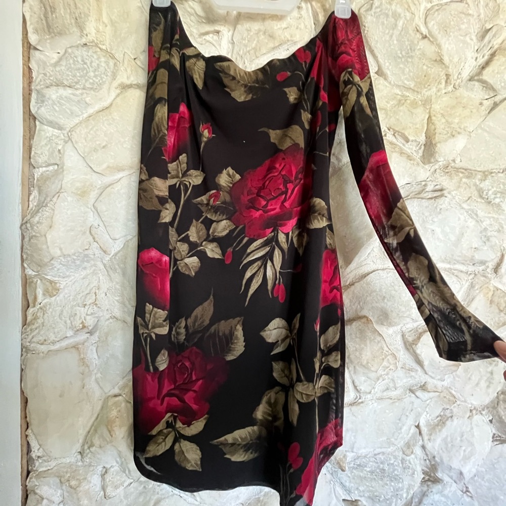 G by guess floral off shoulder dress